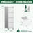 metal frame File Cabinet with 4 Drawers and wheels-326051579
