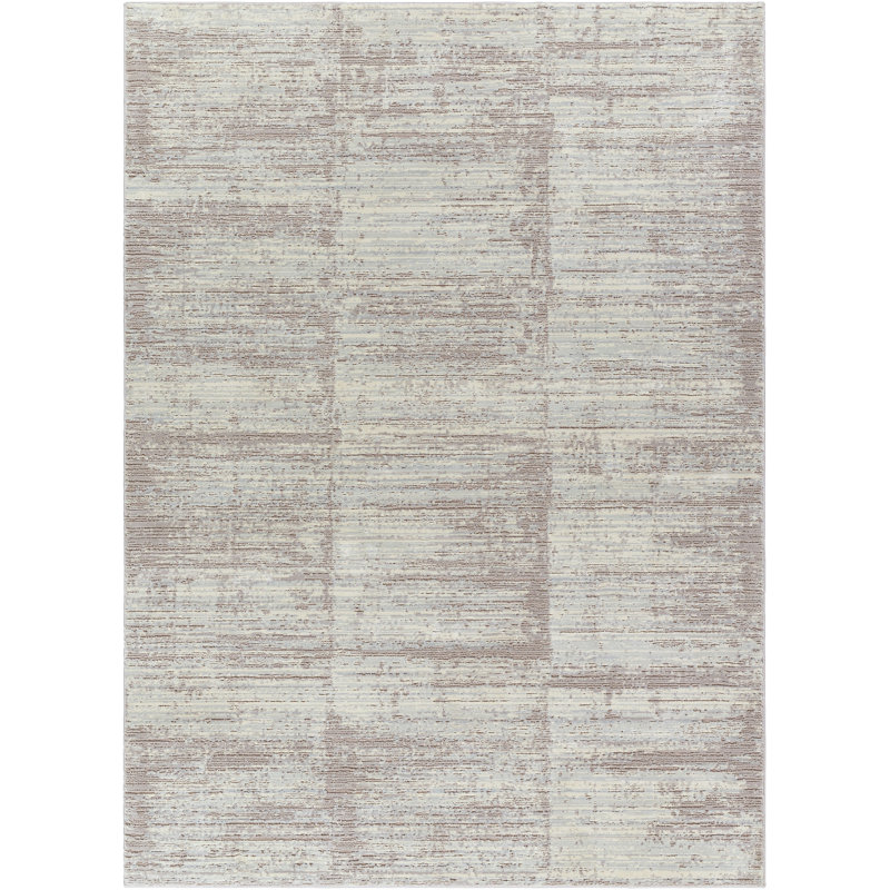 Tuzluca Pale Slate Machine Washable Area Rug, Rectangle 1'11" x 3'9"
