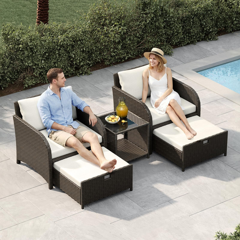 71cm Wide Patio Sofa, Beige