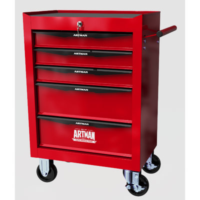 Coffre à outils multifonctionnel en métal avec tiroirs verrouillables - Idéal pour l'organisation de garage et le rangement d'outils sécurisé