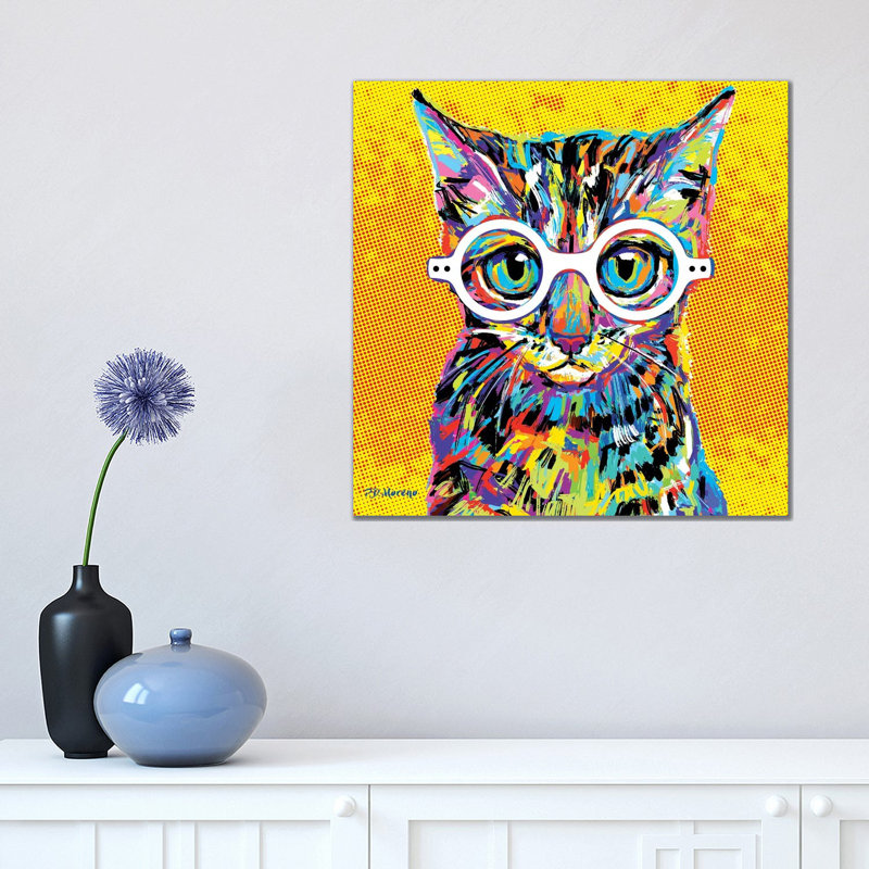 Peewee 1 Piece Wall Art on Canvas, 45.72 cm H x 45.72 cm W x 1.91 cm D, Wrapped Canvas