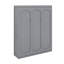 Grand lit escamotable avec tablettes