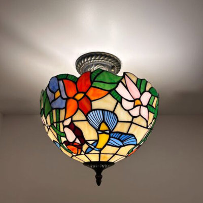 12'' 2 - Light Bowl Ceiling Fan Light Kit