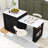 Dionigio 83" Kitchen Island Set with Extendable Dining Table, Power Outlets and Storage Cabinet-1354203840