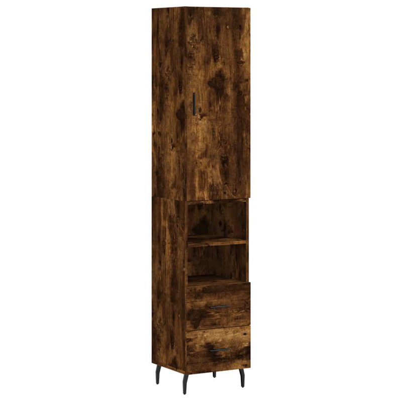 Alfo 180cm H x 35cm W Bookcase