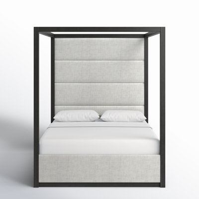 Langley Tufted Canopy Bed