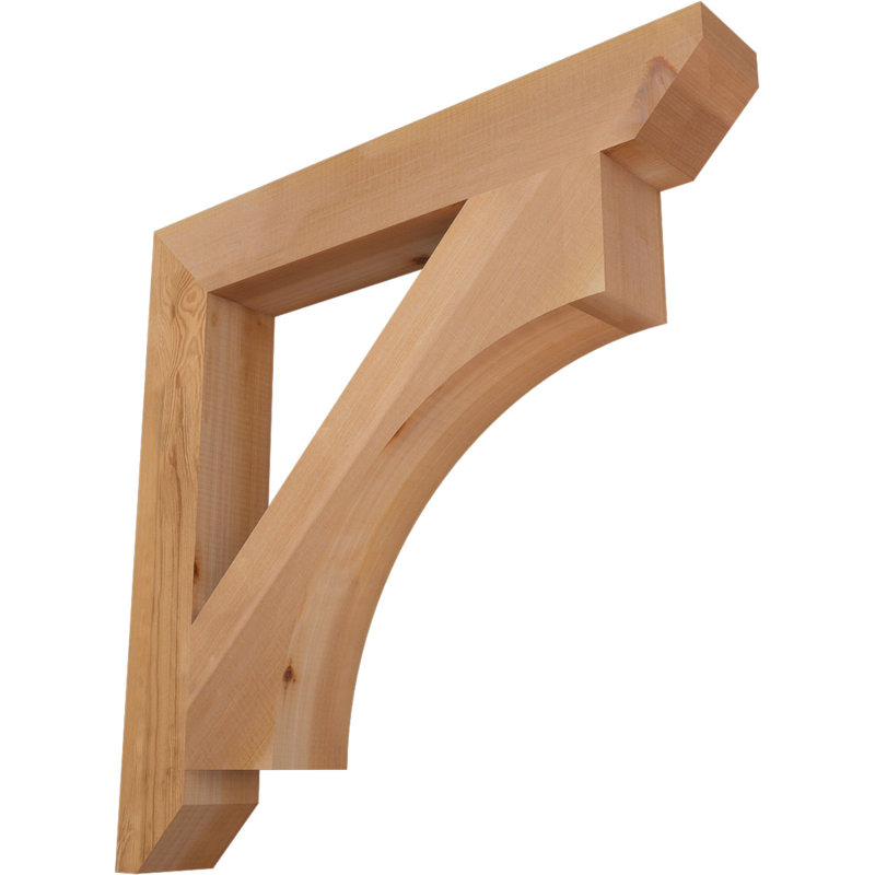 Support en bois Westlake, Cèdre rouge, H 28 po x l 3,5 po x P 28 po