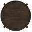 Table de bout ronde en bois massif