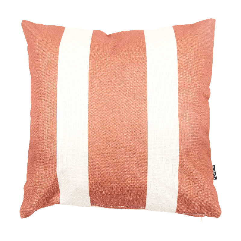 Icon Stripe Indoor-Outdoor Cushions, Orange