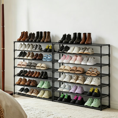 7 Tier Pair Stackable Shoe Rack(set of 2)