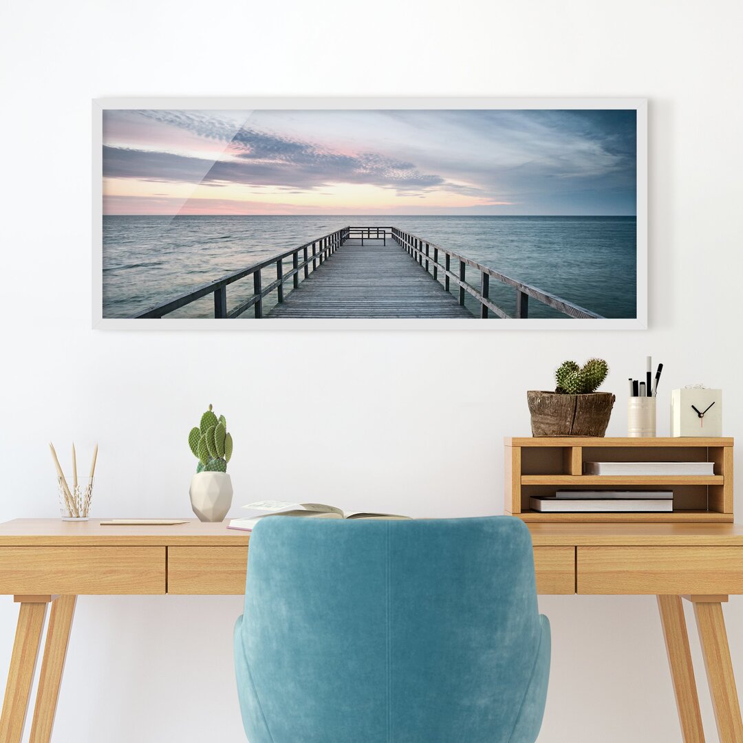 Picture With Frame - Footbridge Promenade - Panorama Landscape - A