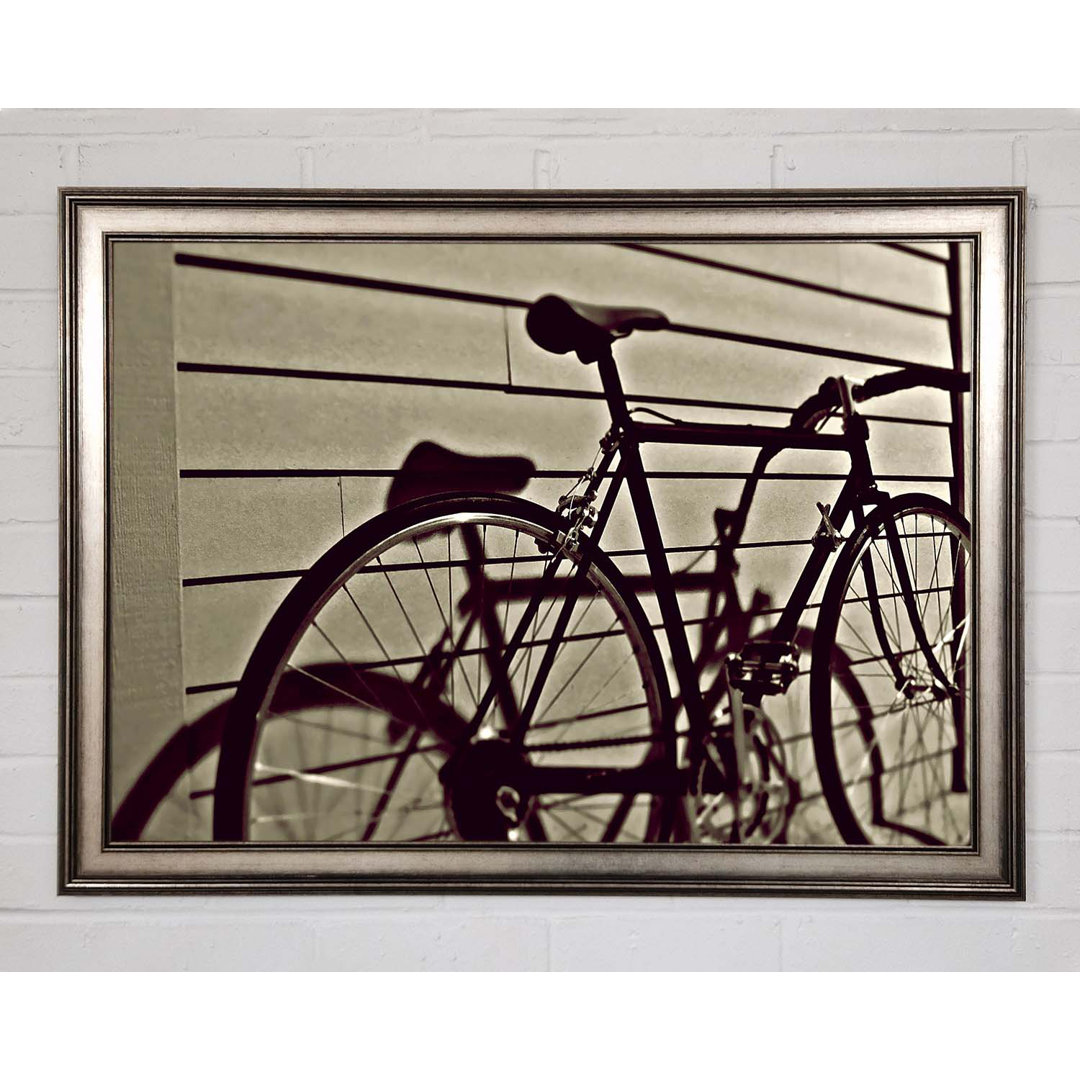 Vintage Schwinn Bike - Einzelne Bilderrahmen Kunstdrucke