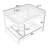 Queen Over Queen Wooden Bunk Bed With Guardrails And Slats-1113983733