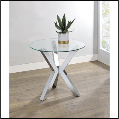 Table d'appoint Alexa Chrome