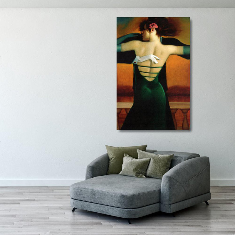 Touch of Ivory, 40" H x 26" W