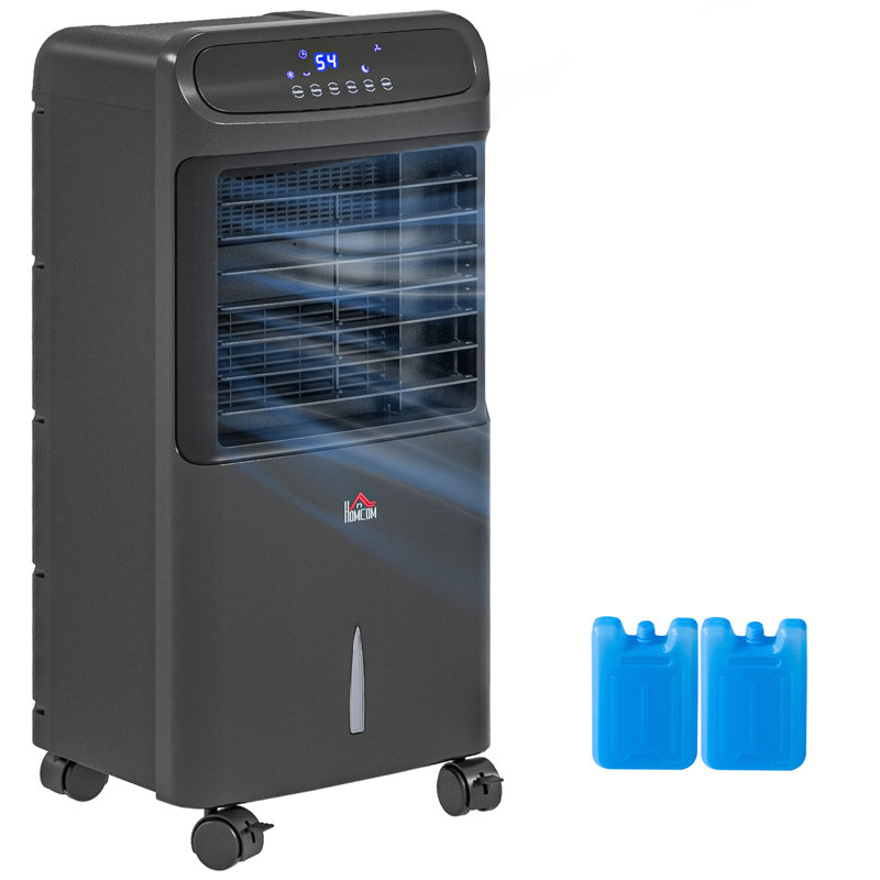 Refroidisseur d'air par évaporation, ventilateur de glace 3 en 1 avec télécommande, minuterie, oscillant pour bureau à domicile, chambre à coucher