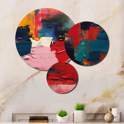 Abstract Wall Decor on Metal