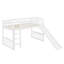 Lit mezzanine simple avec glissoire et échelle