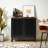 Cabinet With Slatted Grille Striped Door