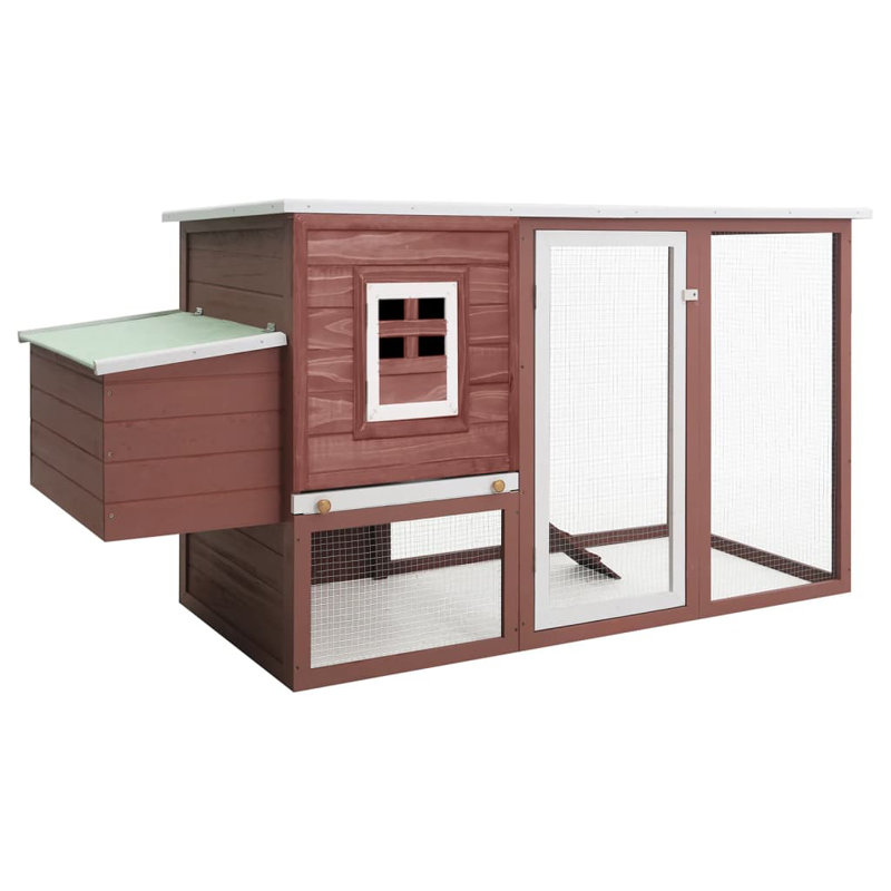 Rasen Rabbit Hutch, Brown