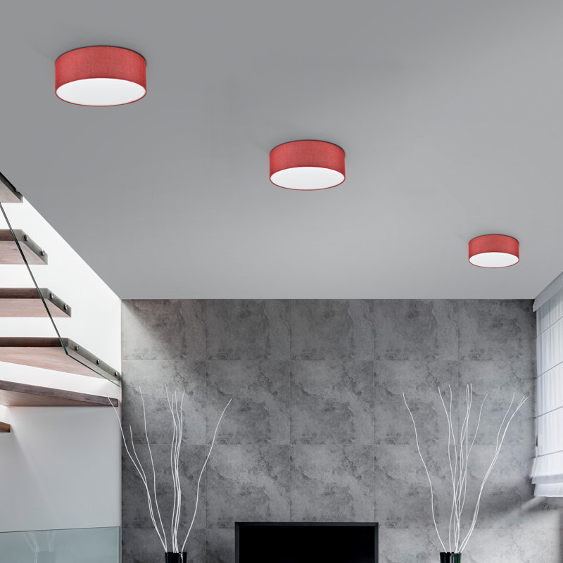 Parvin LED Flush Mount, Red