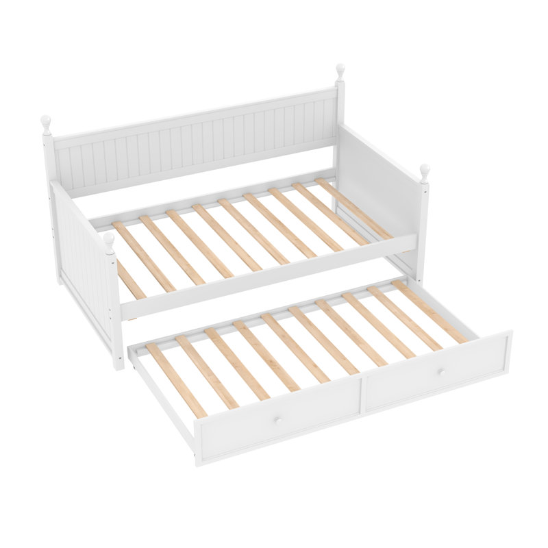Gerold Platform Bed, White