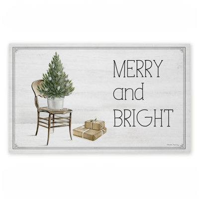 Paillasson Winter In Aspen Merry & Bright, 18 po x 30 po