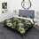 Ensemble de housse de couette Green Floral Flourish Elegance II - Floral