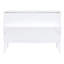 Grand lit avec tablettes amovibles et élément - rangement de ton blanc pour une utilisation à long terme-598622815-598622880