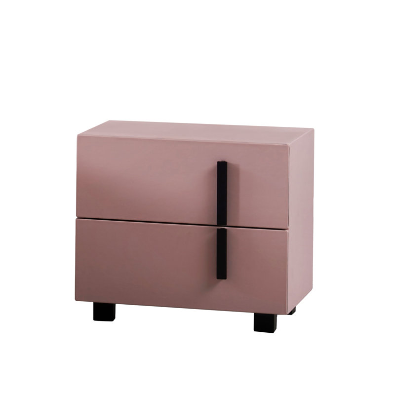 Table de chevet Alanee Coledale Ladonna, Rose