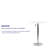 Annalese 23.75" Square Adjustable White Wood Table (Adjustable Range 33" - 40.5")