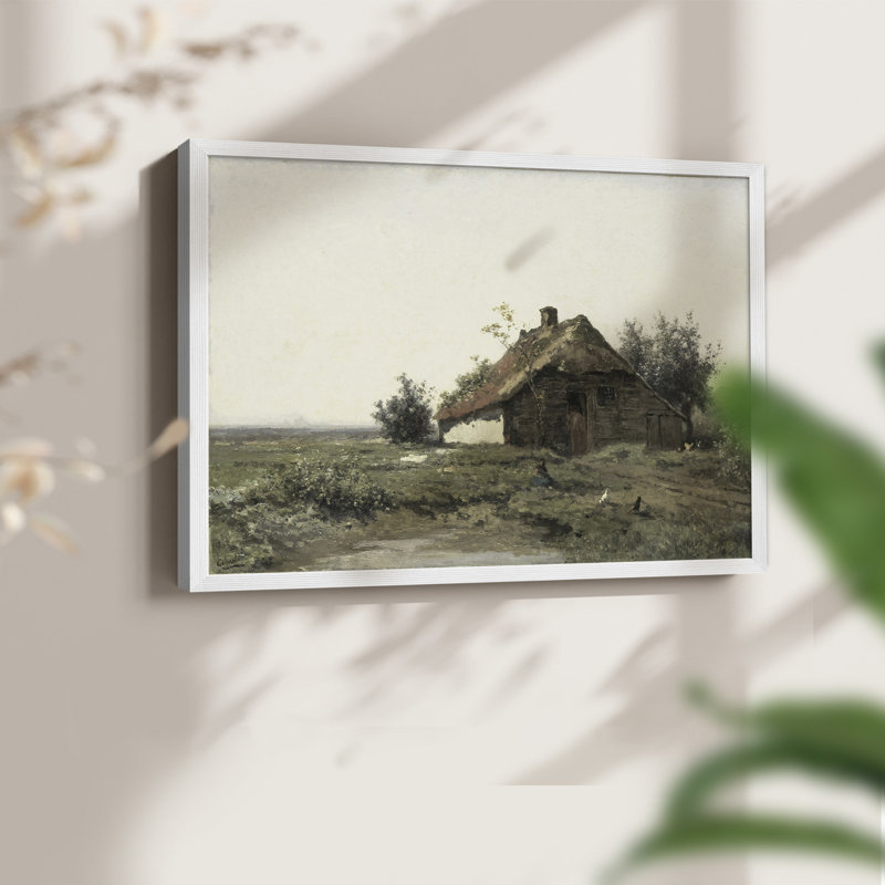 Paysages rétro-DCCVVII-impression encadrée - réaménageable, Blanc, H 16 po x l 20 po