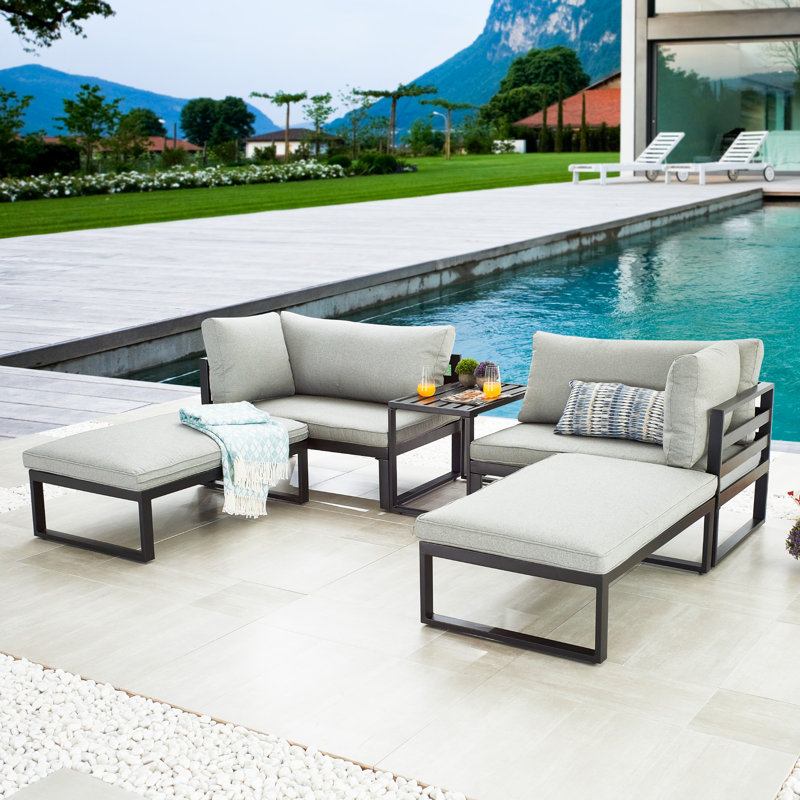 Kilgo 5-Piece Sofa Seating Group with Cushions