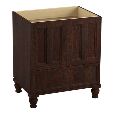 Base de meuble-lavabo 30 po Damask® avec pieds de meuble, 2 portes et 1 tiroir