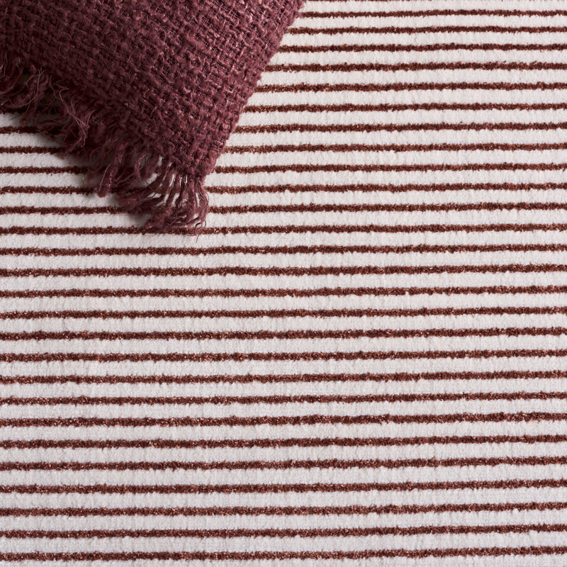 Whisper Performance Striped Indoor Rug, Rectangle 8' x 10'