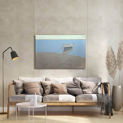 «White Dory» par John Rufo, art mural en verre acrylique