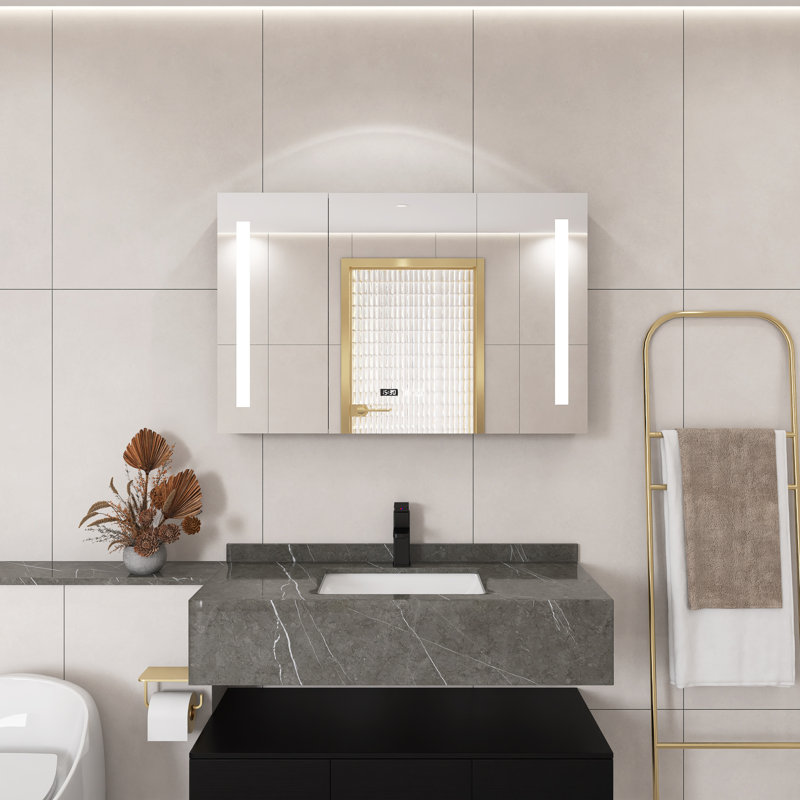 Lavabo de salle de bain rectangulaire encastré en céramique 18 pouces