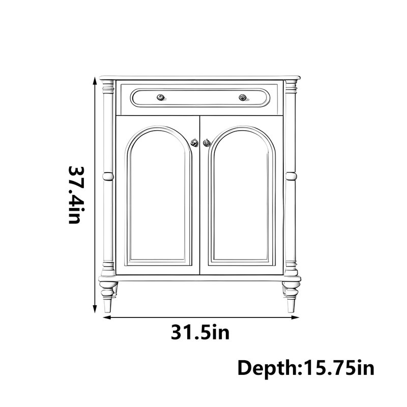 French style furniture storage shoe cabinet