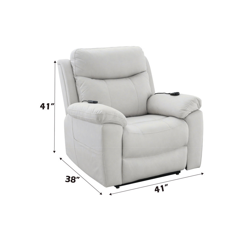 Comfortable Power Motion Recliner with Advanced Functions for Ultimate Relaxation, Beige