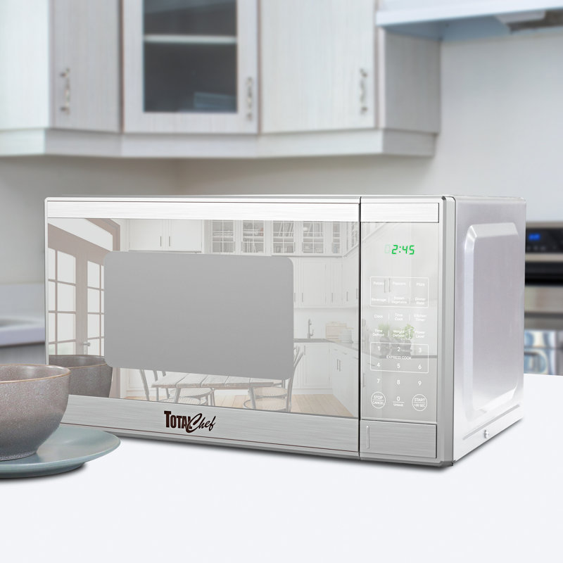 Four à micro-ondes de comptoir Total Chef, 900 W, 0,9 pi cu, acier inoxydable