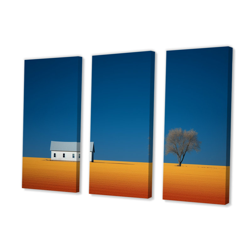 Ensemble d'art mural sur toile Prairies Endless Horizons, H 28 po x l 36 po x P 1 po