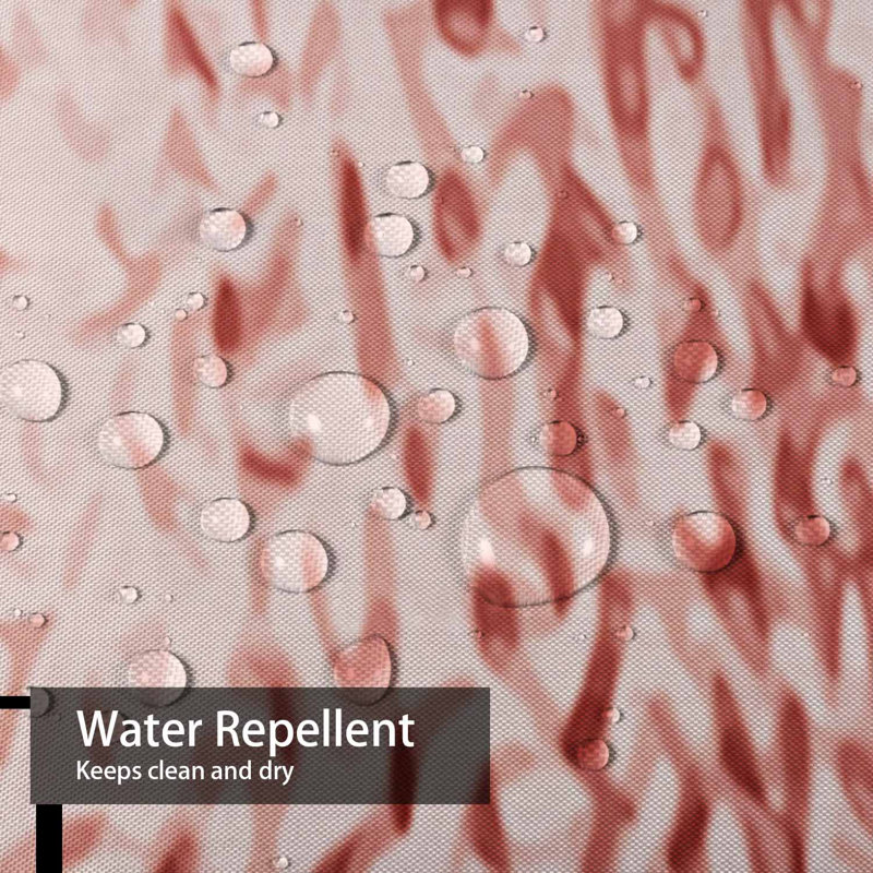 Rideau de douche doré à surface brillante avec 12 crochets, 72" L x 84" W