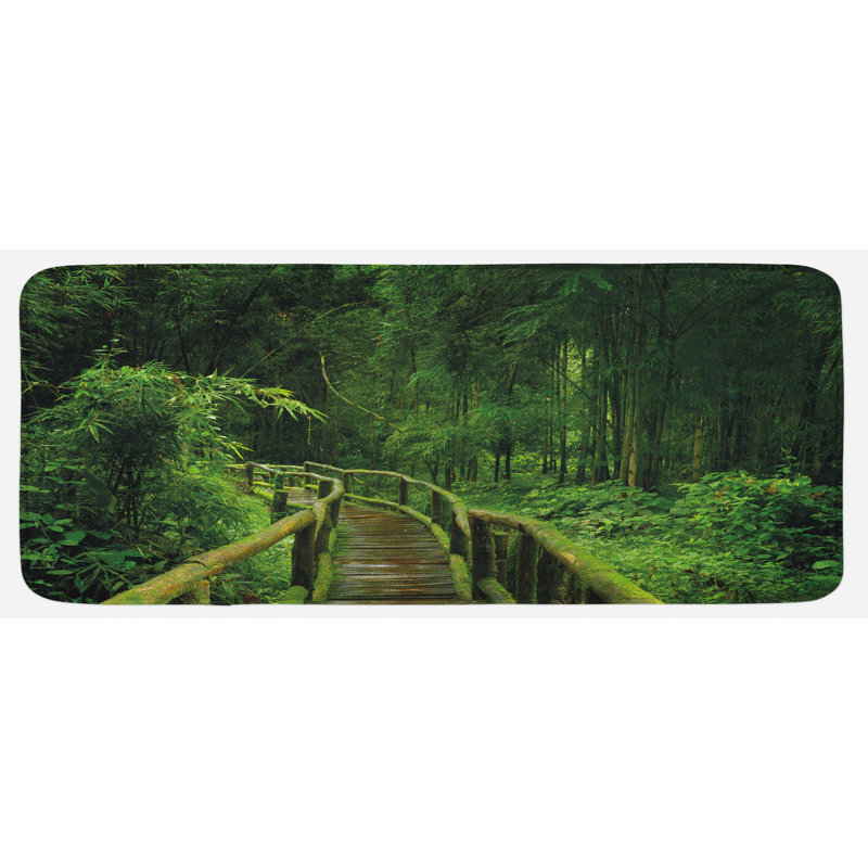 Tapis de cuisine jungle