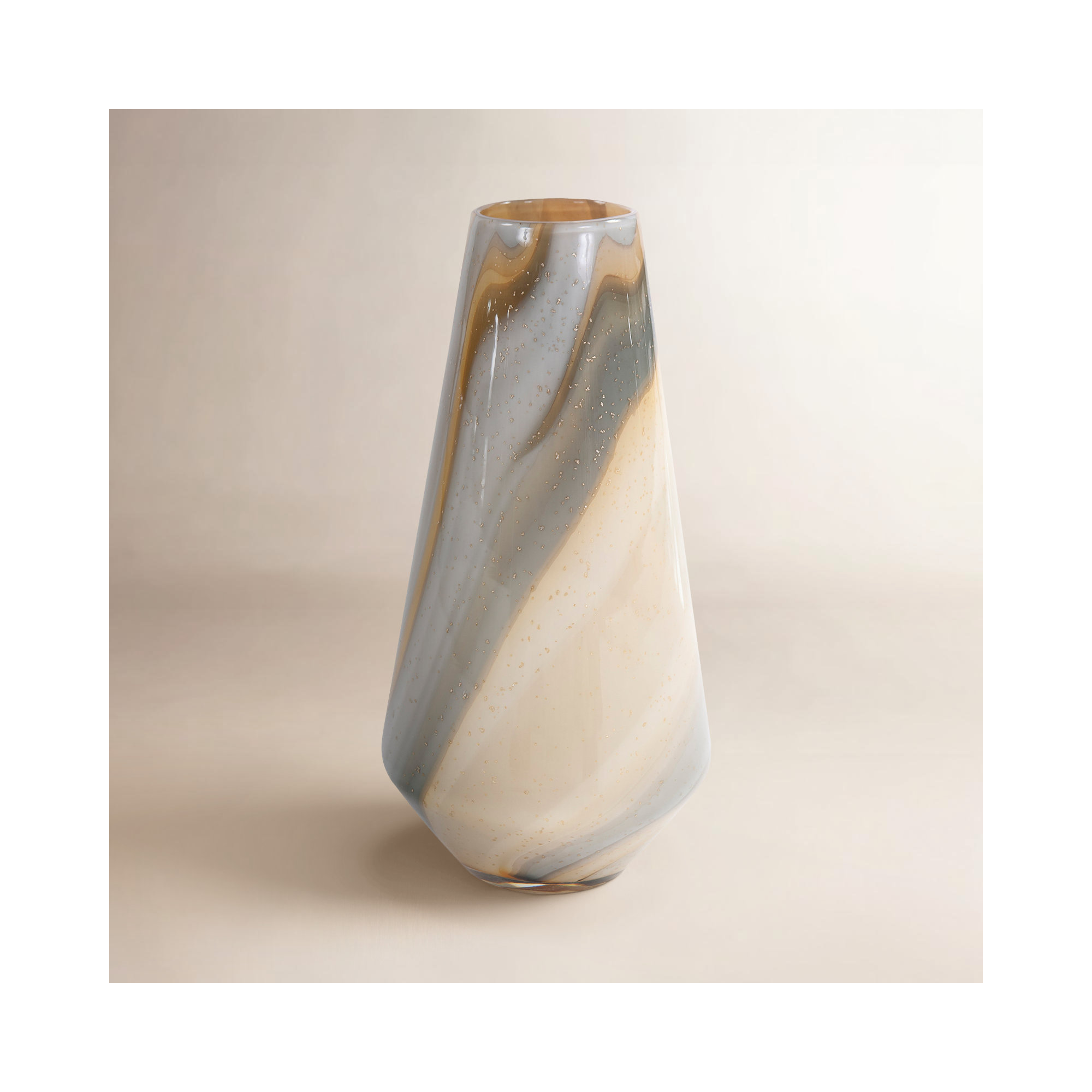 Roxana 14'' Handmade Glass Table Vase