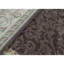 Tapis brun et crème noué à la main de haute qualité