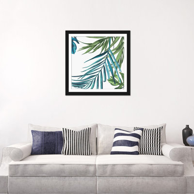 « palm leaves iii », impression sur toile