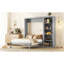 Grand lit escamotable mural avec tablettes, gris-274426624-274426637