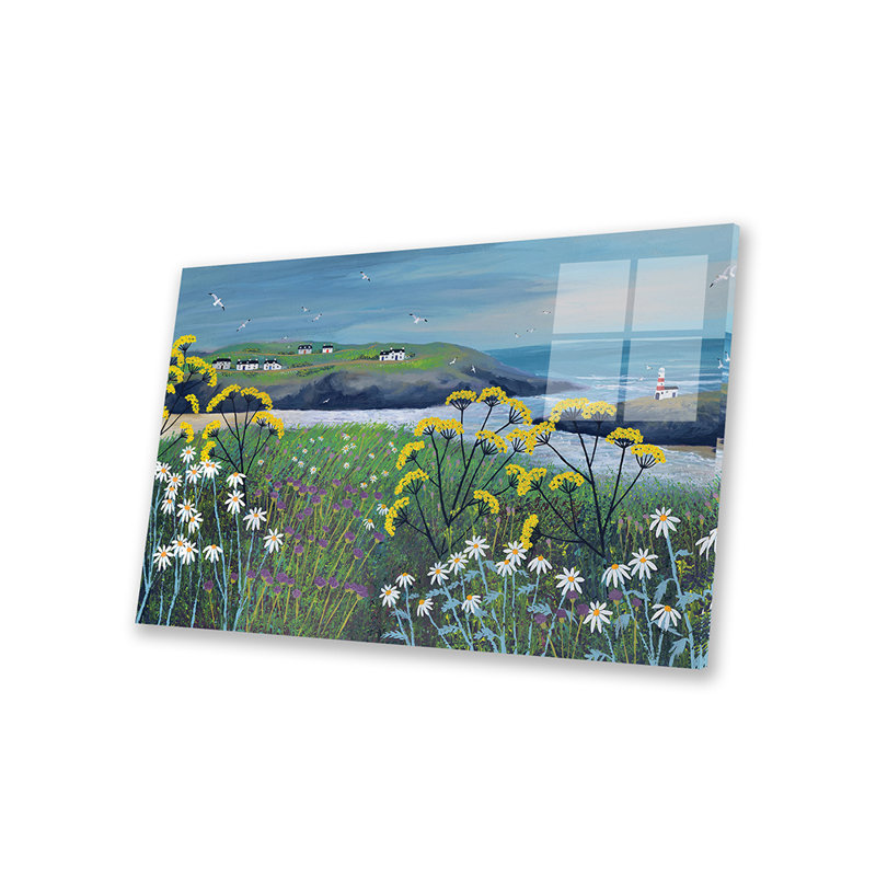 «Headland Cottage» par Jo Grundy, impression sans cadre, H 16 po x l 24 po x P 0,25 po