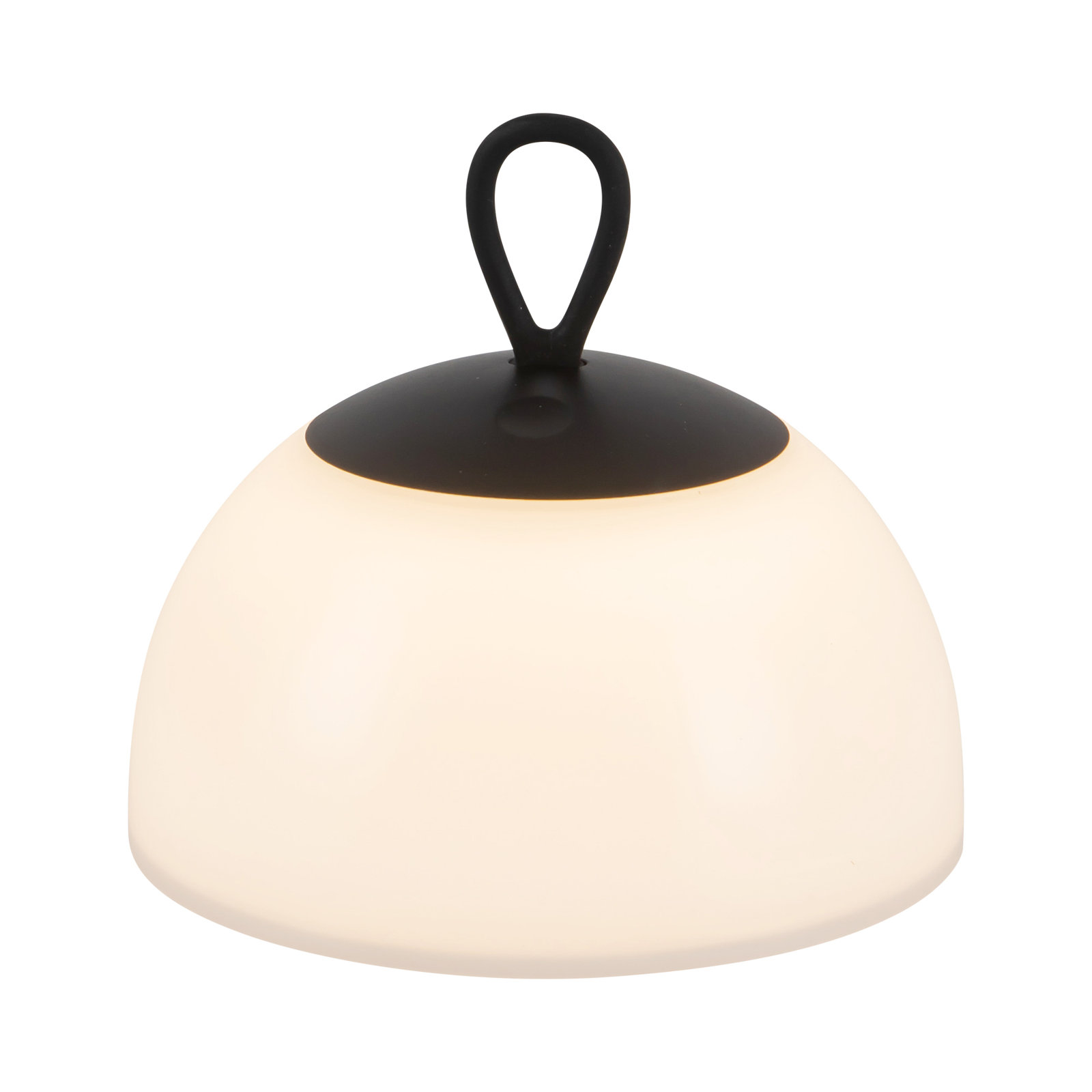 Idra 5-in Fresh Green Dimmable LED Exterior Portable Lamp, Matte Black
