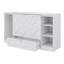 Lit escamotable avec tablettes et garde-robe Murphy